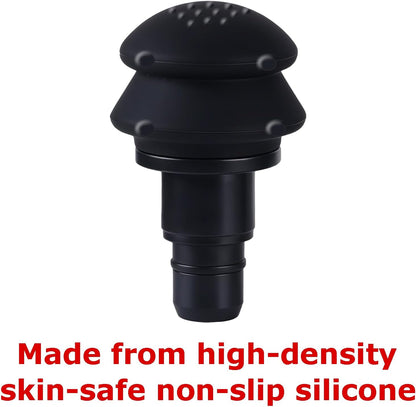 Massage Gun Heads, 2 PCS Silicone Gas Cushion Heads Massage Gun Attachments, 0.75 Inch Diameter Replaceable Soft Head, 19mm Diameter Muscle Massager Attachments for Back Massager
