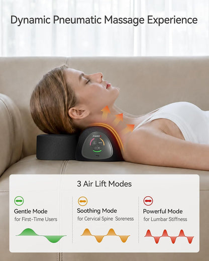 Heated Neck Traction Device with Red Light and Dynamic Massage