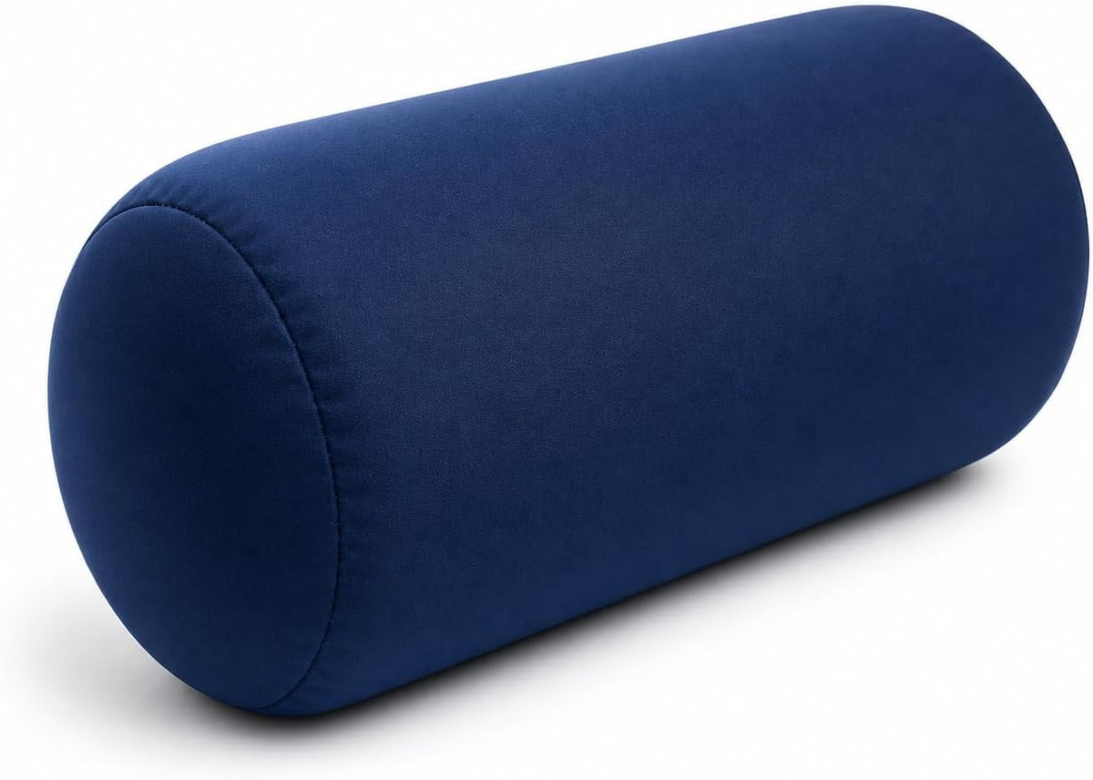 Mini Microbead Pillow – 3.5"x8" Small Neck Pillow for Travel, Airplane, Car – Squishy Support for Neck, Back, Legs, Knees, Arms – Ideal for Surgery Recovery – Purple