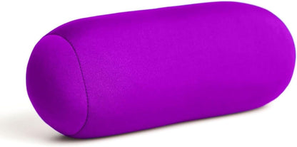 Mini Microbead Pillow – 3.5"x8" Small Neck Pillow for Travel, Airplane, Car – Squishy Support for Neck, Back, Legs, Knees, Arms – Ideal for Surgery Recovery – Purple