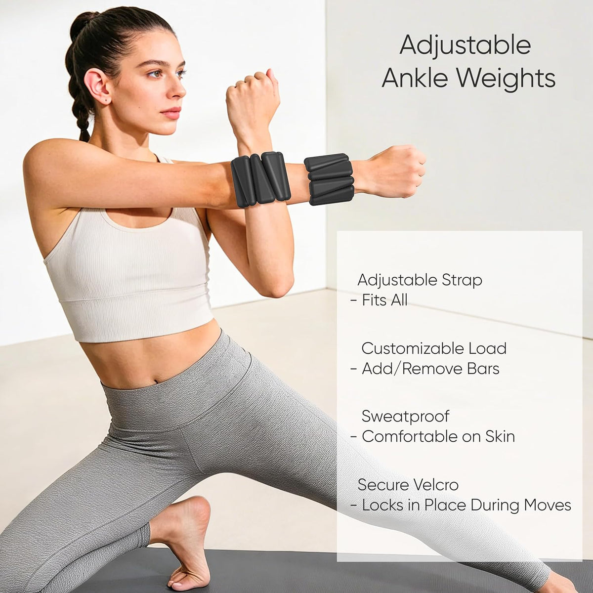 Pilates Kit, Home Pilates Workout Kit for Women, Pilates Equipment with 14.5" Pilates Ring and Ball, Resistance Bands, Ankle Weights, Sliders & Grip Socks for Home Workouts