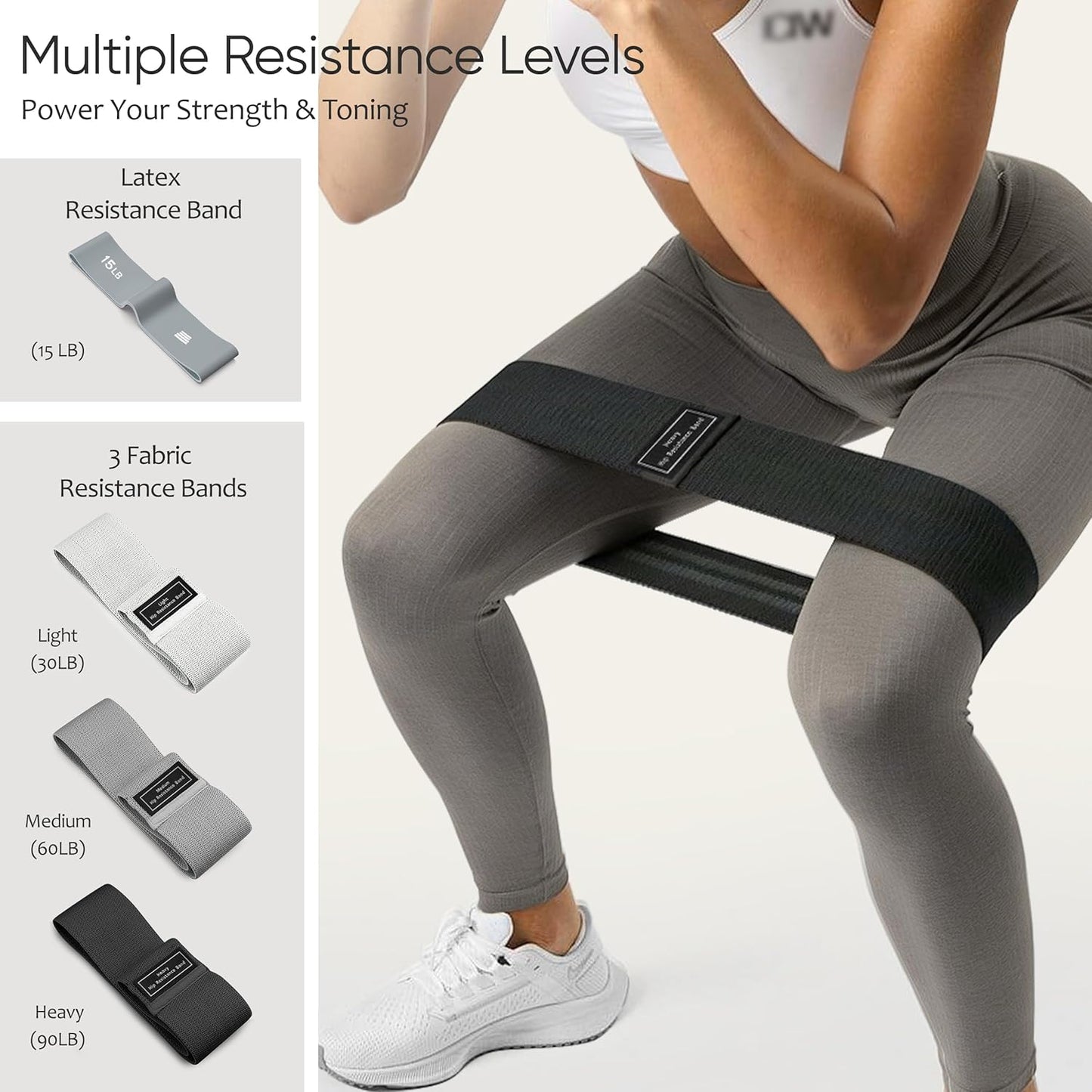 Pilates Kit, Home Pilates Workout Kit for Women, Pilates Equipment with 14.5" Pilates Ring and Ball, Resistance Bands, Ankle Weights, Sliders & Grip Socks for Home Workouts