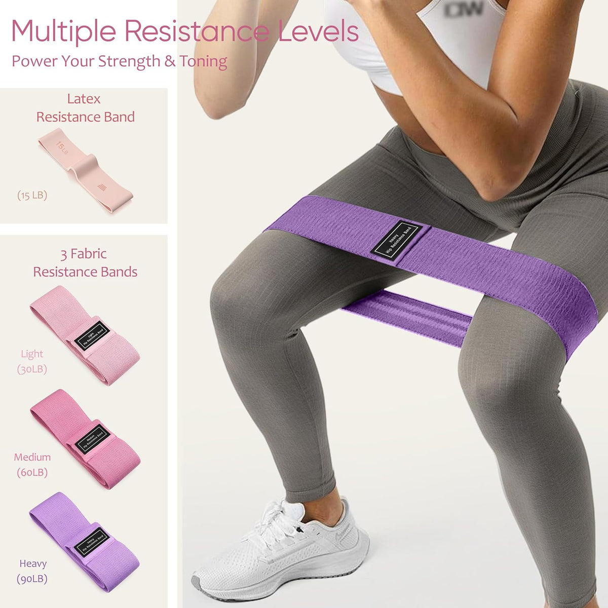 Pilates Kit, Home Pilates Workout Kit for Women, Pilates Equipment with 14.5" Pilates Ring and Ball, Resistance Bands, Ankle Weights, Sliders & Grip Socks for Home Workouts