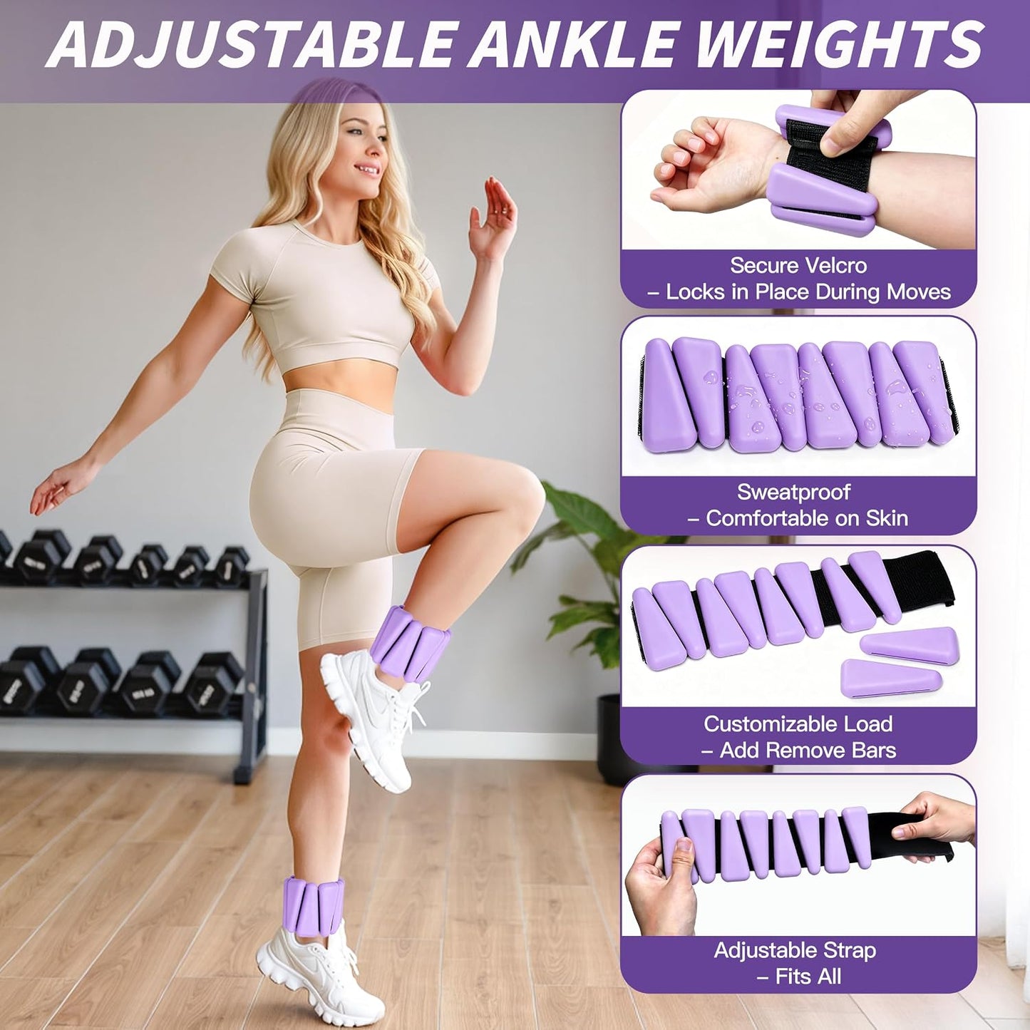 Pilates Kit, Home Pilates Workout Kit for Women, Pilates Equipment with 14.5" Pilates Ring and Ball, Resistance Bands, Ankle Weights, Sliders & Grip Socks for Home Workouts