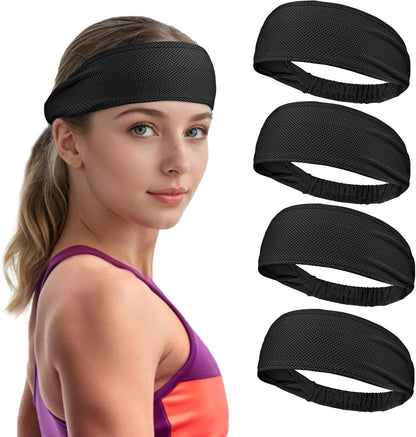 Cooling Headbands for Women, Instant Cooling Moisture Wicking Non-Slip Sweatbands for Women Running Fitness Yoga
