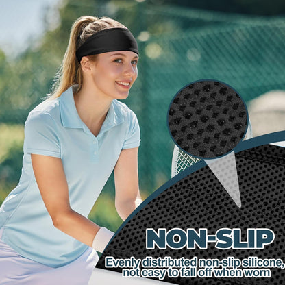 Cooling Headbands for Women, Instant Cooling Moisture Wicking Non-Slip Sweatbands for Women Running Fitness Yoga