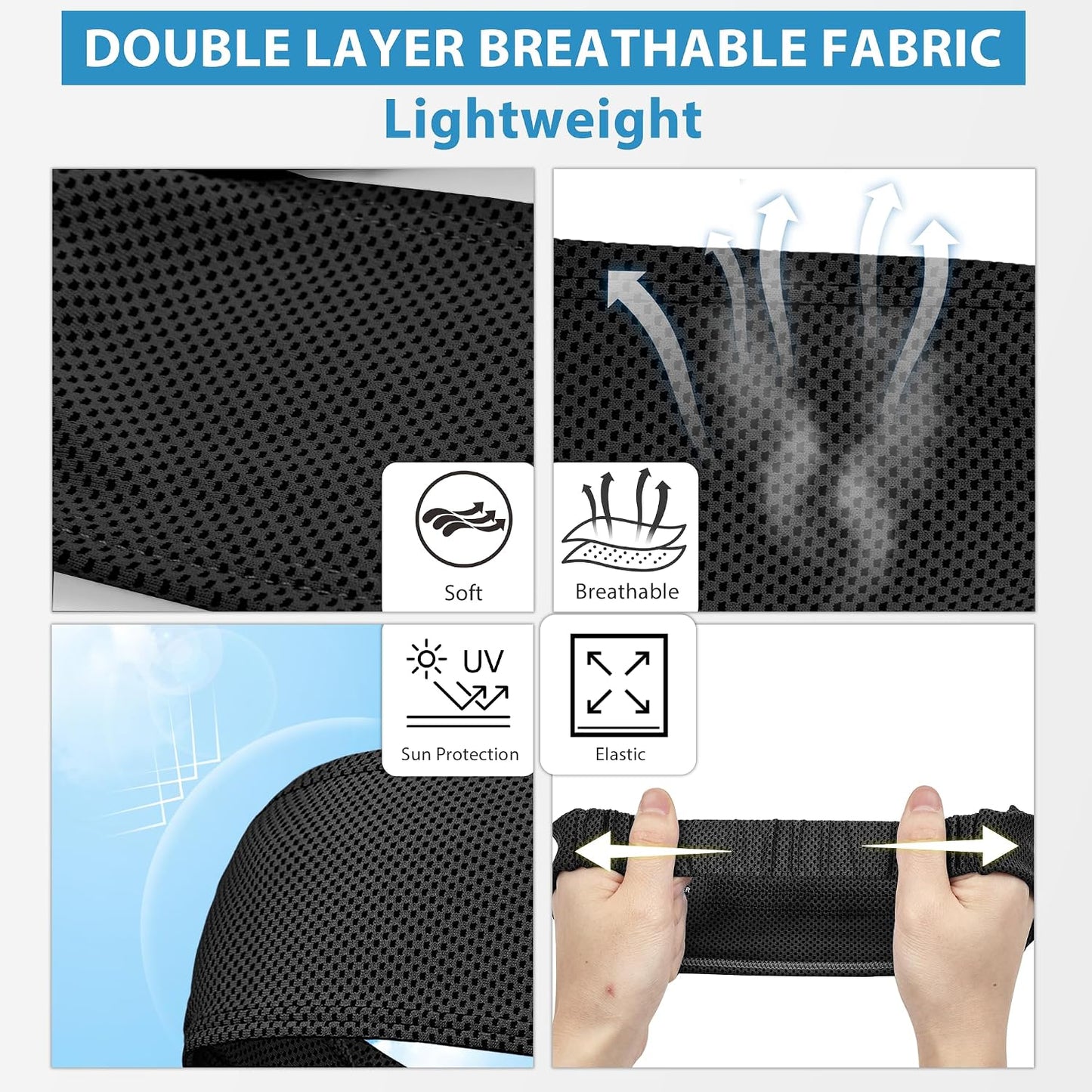 Cooling Headbands for Women, Instant Cooling Moisture Wicking Non-Slip Sweatbands for Women Running Fitness Yoga