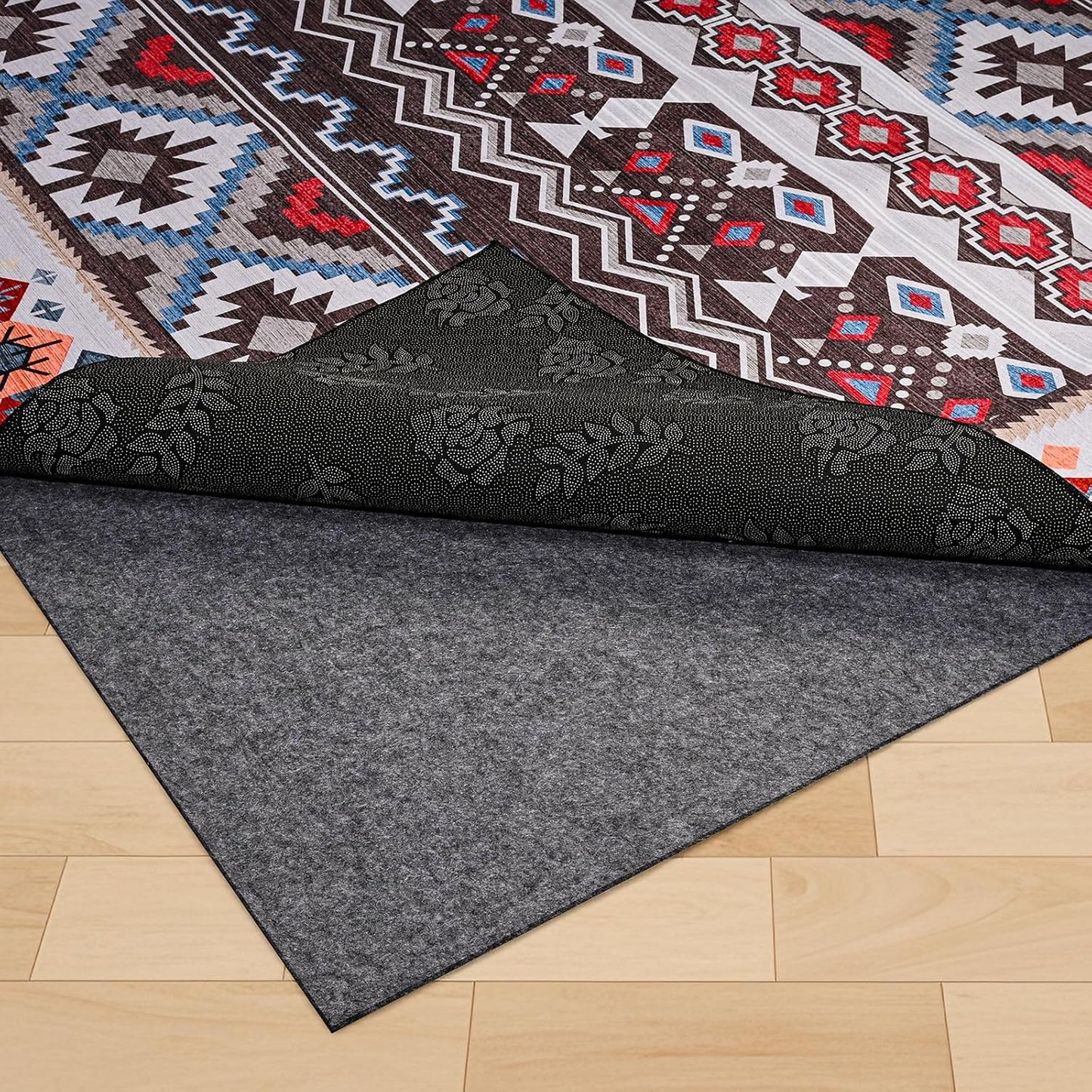 Non-Slip Rug Pads,3x5ft Waterproof Rug Pad,Carpet Pad for Hardwood,Tile,All Floors – Floor Protection,Cushioning, Anti-Slip Grip