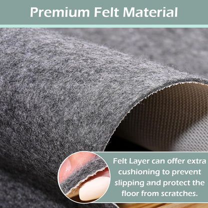 Non-Slip Rug Pads,3x5ft Waterproof Rug Pad,Carpet Pad for Hardwood,Tile,All Floors – Floor Protection,Cushioning, Anti-Slip Grip