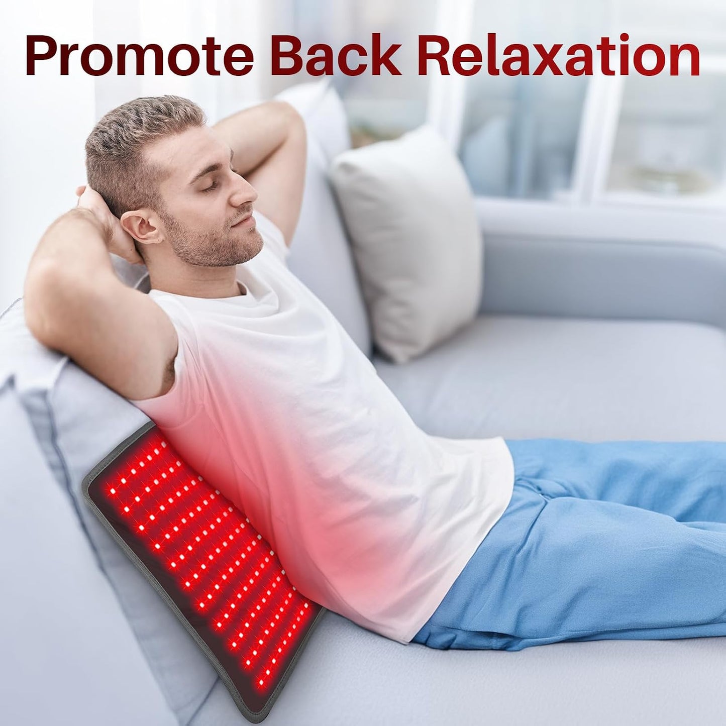 Red Light Therapy Mat for Body, 33'' x 17'', 660nm & 850nm