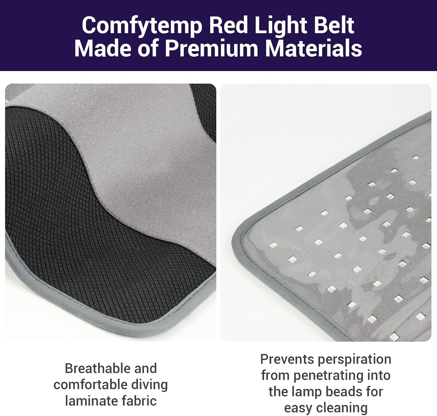 Red Light Therapy Mat for Body, 33'' x 17'', 660nm & 850nm