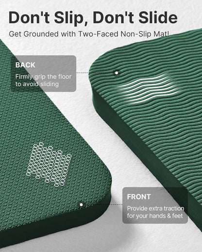 Yoga Mat，Extra Thick Yoga Mat (1/2inch),Professional TPE Exercise Mat,Non-Slip Workout Mat for Yoga, Pilates, Fitness, Barefoot Workouts, Home Gym Studio with Strap