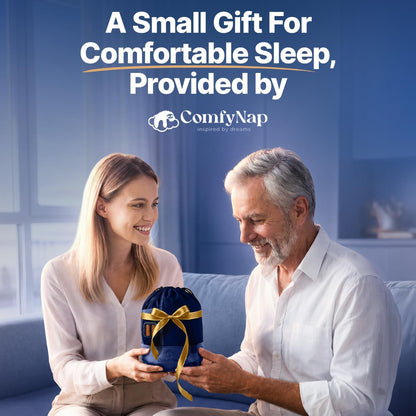 ComfyNap® Versatile Travel Neck Pillow for Airplane [Patented], 9 Positions in 3 Techniques, Plane Pillow with Pure Memory Foam, Travel Pillow with HeadRest Flight Sleep, Travel Essential - Mercury