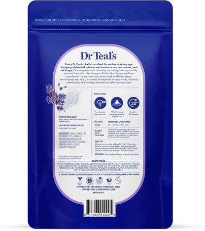 Advanced Lavendar Scented Epsom Salt, 48 oz