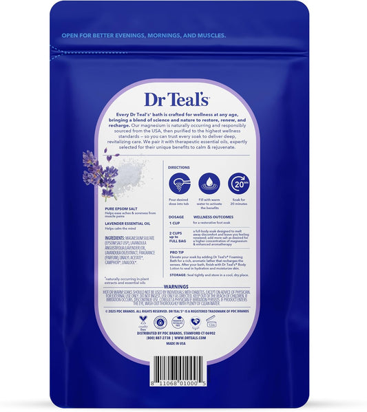 Advanced Lavendar Scented Epsom Salt, 48 oz