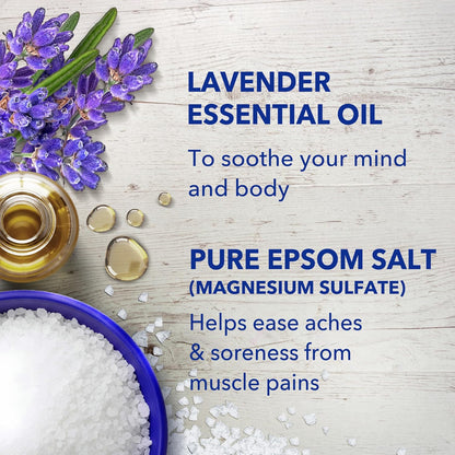 Advanced Lavendar Scented Epsom Salt, 48 oz