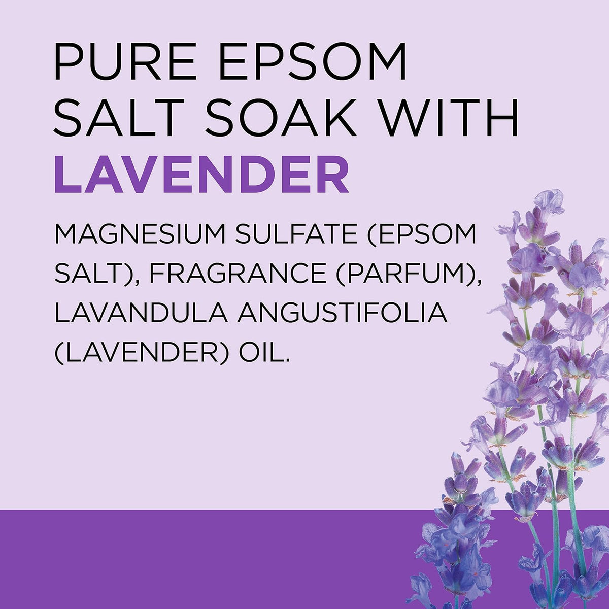 Advanced Lavendar Scented Epsom Salt, 48 oz
