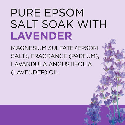 Advanced Lavendar Scented Epsom Salt, 48 oz