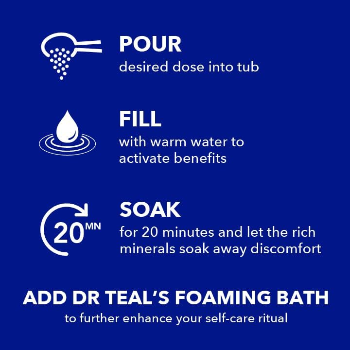 Advanced Lavendar Scented Epsom Salt, 48 oz