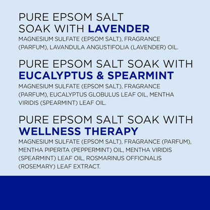 Advanced Lavendar Scented Epsom Salt, 48 oz