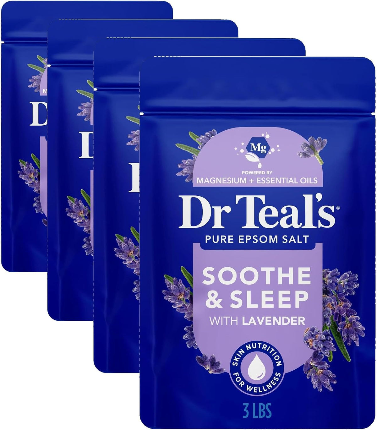 Advanced Lavendar Scented Epsom Salt, 48 oz