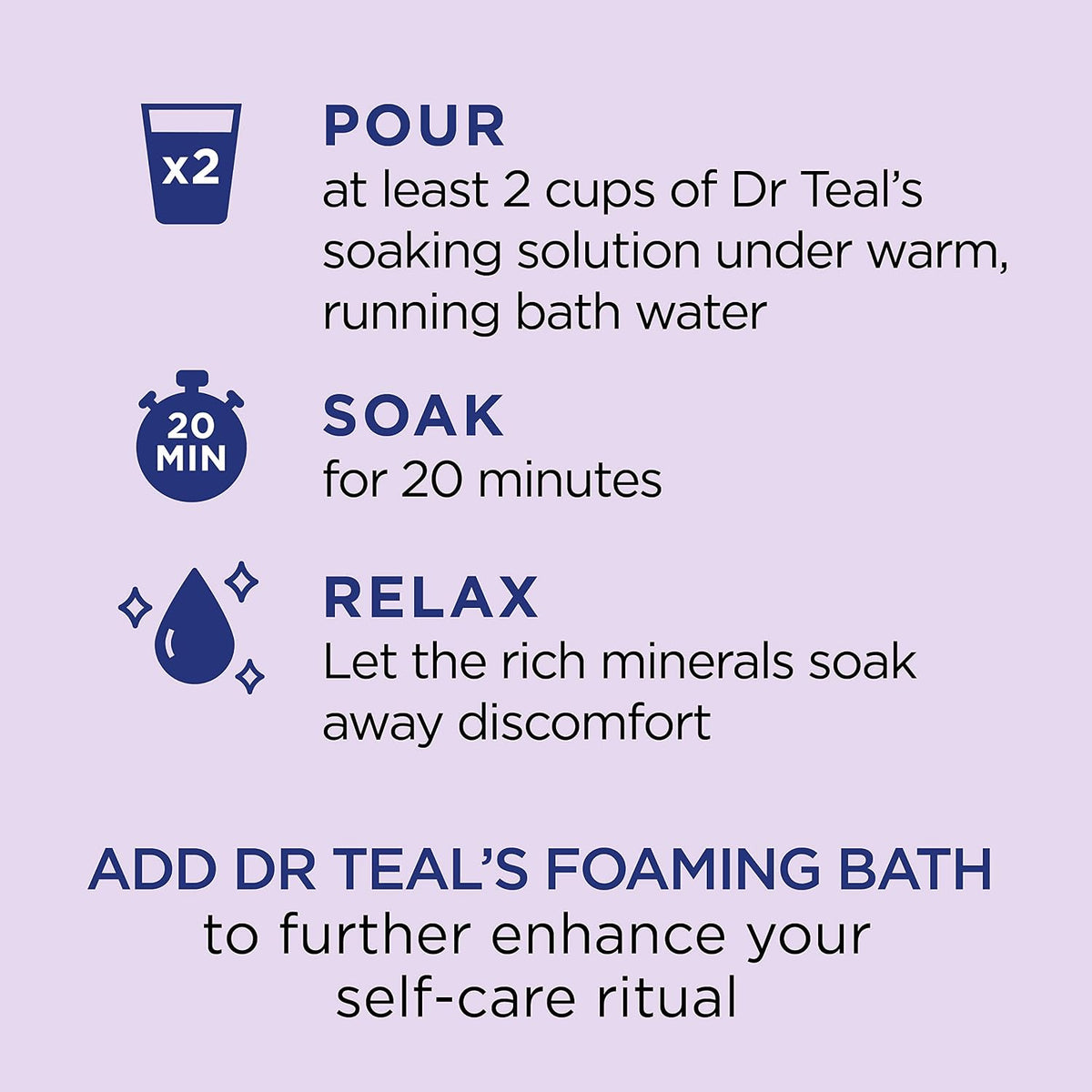 Advanced Lavendar Scented Epsom Salt, 48 oz
