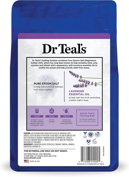 Advanced Lavendar Scented Epsom Salt, 48 oz
