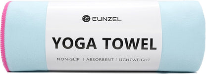 Hot Yoga Towel Non-Slip Yoga Mat Towel Ultra-Absorbent Microfiber Towel for Hot Yoga, Pilates，Bikram and Workout 26.5"x 72"