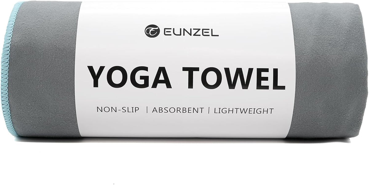 Hot Yoga Towel Non-Slip Yoga Mat Towel Ultra-Absorbent Microfiber Towel for Hot Yoga, Pilates，Bikram and Workout 26.5"x 72"
