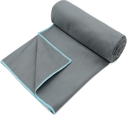 Hot Yoga Towel Non-Slip Yoga Mat Towel Ultra-Absorbent Microfiber Towel for Hot Yoga, Pilates，Bikram and Workout 26.5"x 72"