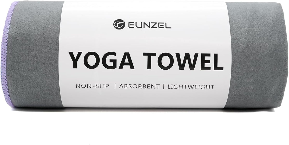 Hot Yoga Towel Non-Slip Yoga Mat Towel Ultra-Absorbent Microfiber Towel for Hot Yoga, Pilates，Bikram and Workout 26.5"x 72"