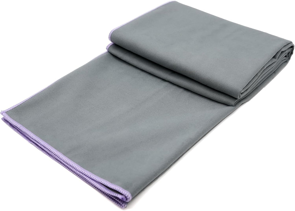 Hot Yoga Towel Non-Slip Yoga Mat Towel Ultra-Absorbent Microfiber Towel for Hot Yoga, Pilates，Bikram and Workout 26.5"x 72"