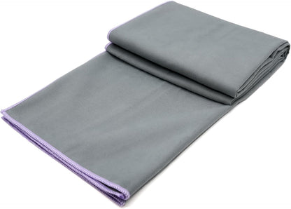 Hot Yoga Towel Non-Slip Yoga Mat Towel Ultra-Absorbent Microfiber Towel for Hot Yoga, Pilates，Bikram and Workout 26.5"x 72"