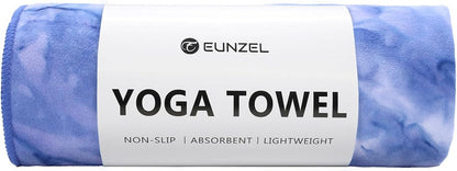 Hot Yoga Towel Non-Slip Yoga Mat Towel Ultra-Absorbent Microfiber Towel for Hot Yoga, Pilates，Bikram and Workout 26.5"x 72"