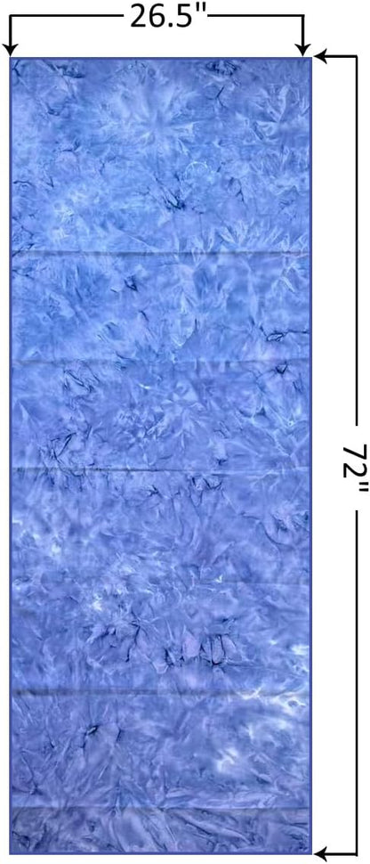 Hot Yoga Towel Non-Slip Yoga Mat Towel Ultra-Absorbent Microfiber Towel for Hot Yoga, Pilates，Bikram and Workout 26.5"x 72"
