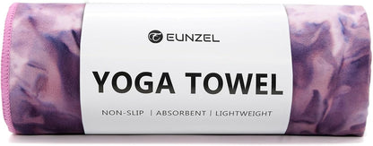 Hot Yoga Towel Non-Slip Yoga Mat Towel Ultra-Absorbent Microfiber Towel for Hot Yoga, Pilates，Bikram and Workout 26.5"x 72"