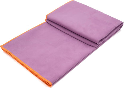 Hot Yoga Towel Non-Slip Yoga Mat Towel Ultra-Absorbent Microfiber Towel for Hot Yoga, Pilates，Bikram and Workout 26.5"x 72"
