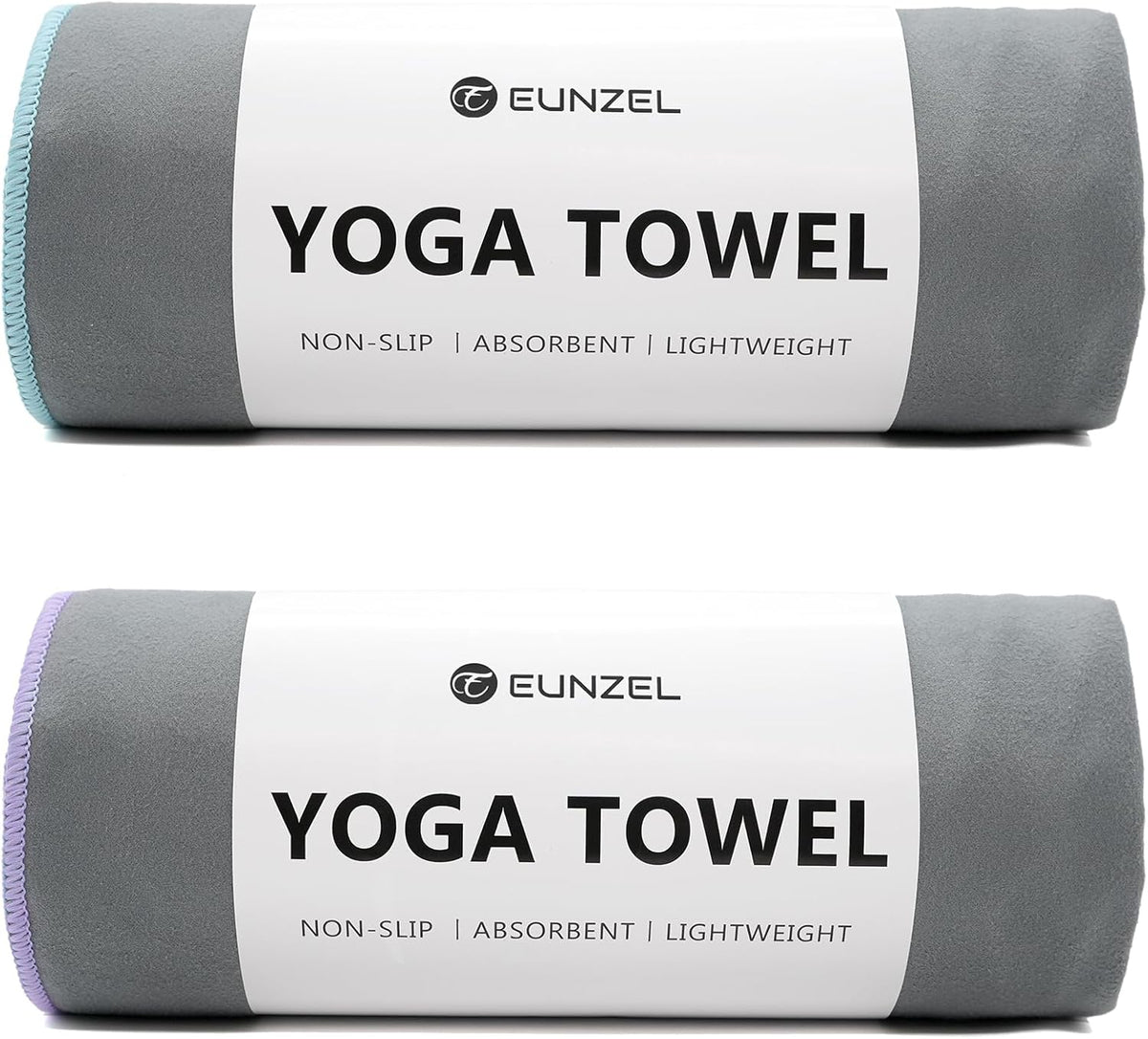 Hot Yoga Towel Non-Slip Yoga Mat Towel Ultra-Absorbent Microfiber Towel for Hot Yoga, Pilates，Bikram and Workout 26.5"x 72"