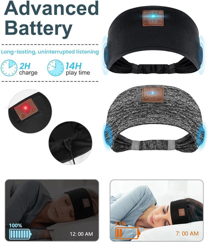 2-Pack Sleeping Headphones, Headband Headphones with Thin Speakers