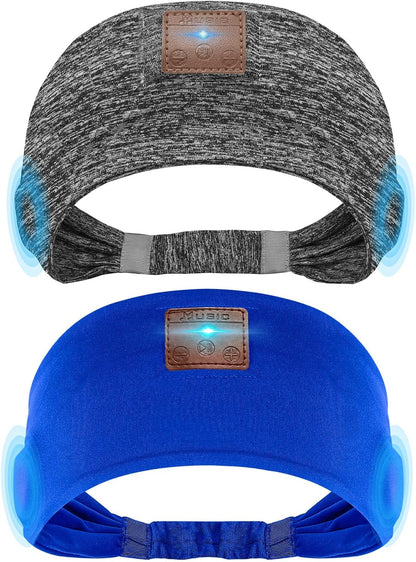 2-Pack Sleeping Headphones, Headband Headphones with Thin Speakers