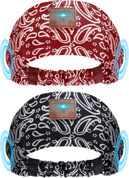 2-Pack Sleeping Headphones, Headband Headphones with Thin Speakers