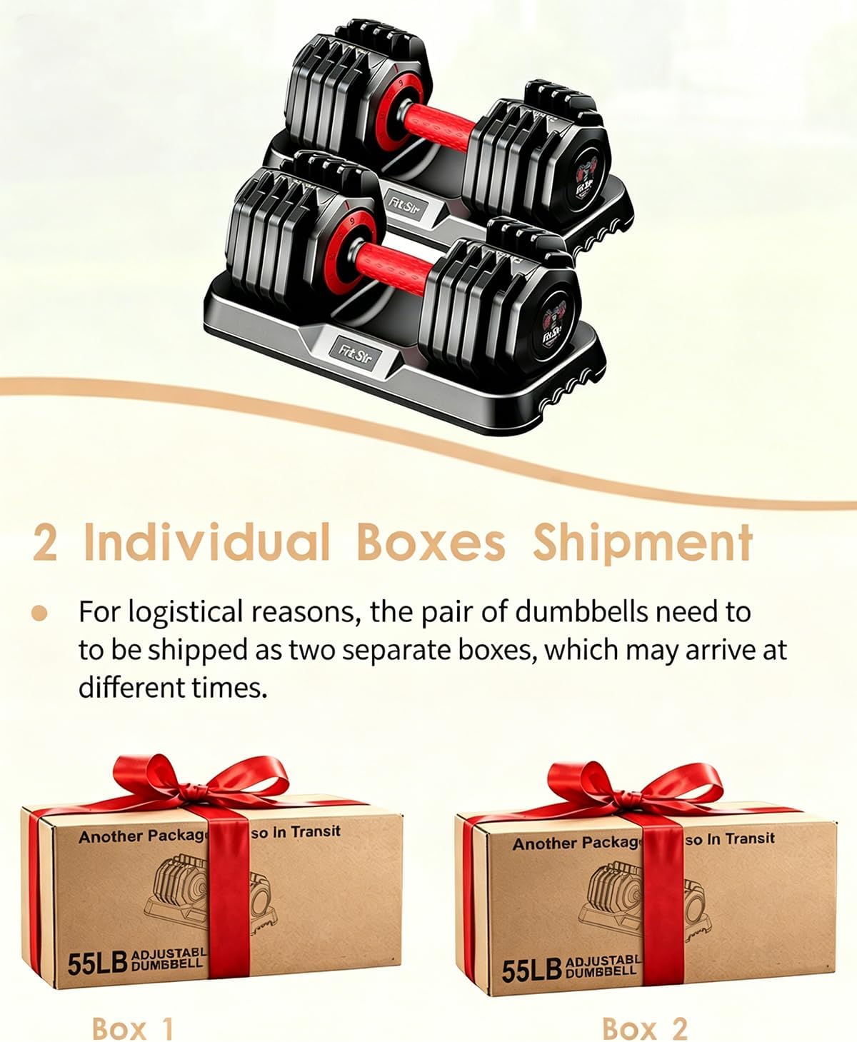 Adjustable Dumbbell Set, 10-in-1 25LB/50LB/90LB Ajustable Dumbbells with Safe Locking System, Enclosed Storage Tray, 1 Sec Fast Adjustment, Comfortable Non-Slip Textured Grip, Suitable for Home Gym Workouts Men and Women
