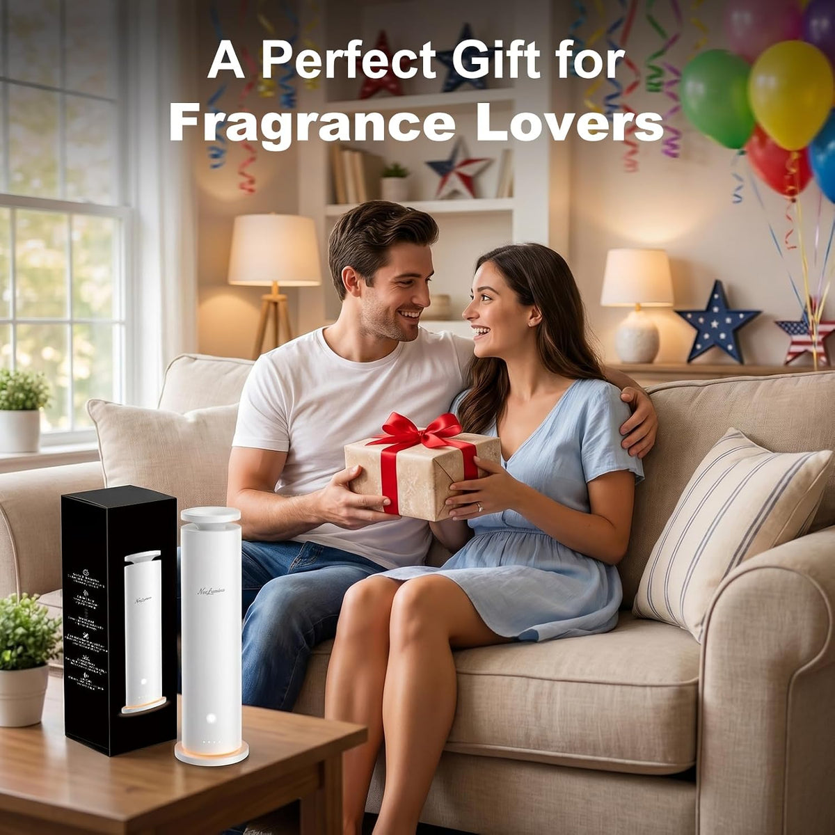 Waterless Diffuser Pro with 5 Scent Oils, Luxury Hotel-Class Essential Oil Diffuser Aromatherapy Machine with 1500 Sq Ft Cover, 6 Mist, 4.06Oz Diffusers for Home Large Room Hotel SPA - Black