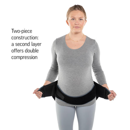 Maternity Support Belt by Diane Lee - Extra-Strong Targeted Compression Pregnancy Belts for Pelvic and Back Support During Pregnancy and/or Postpartum - (Size Medium)