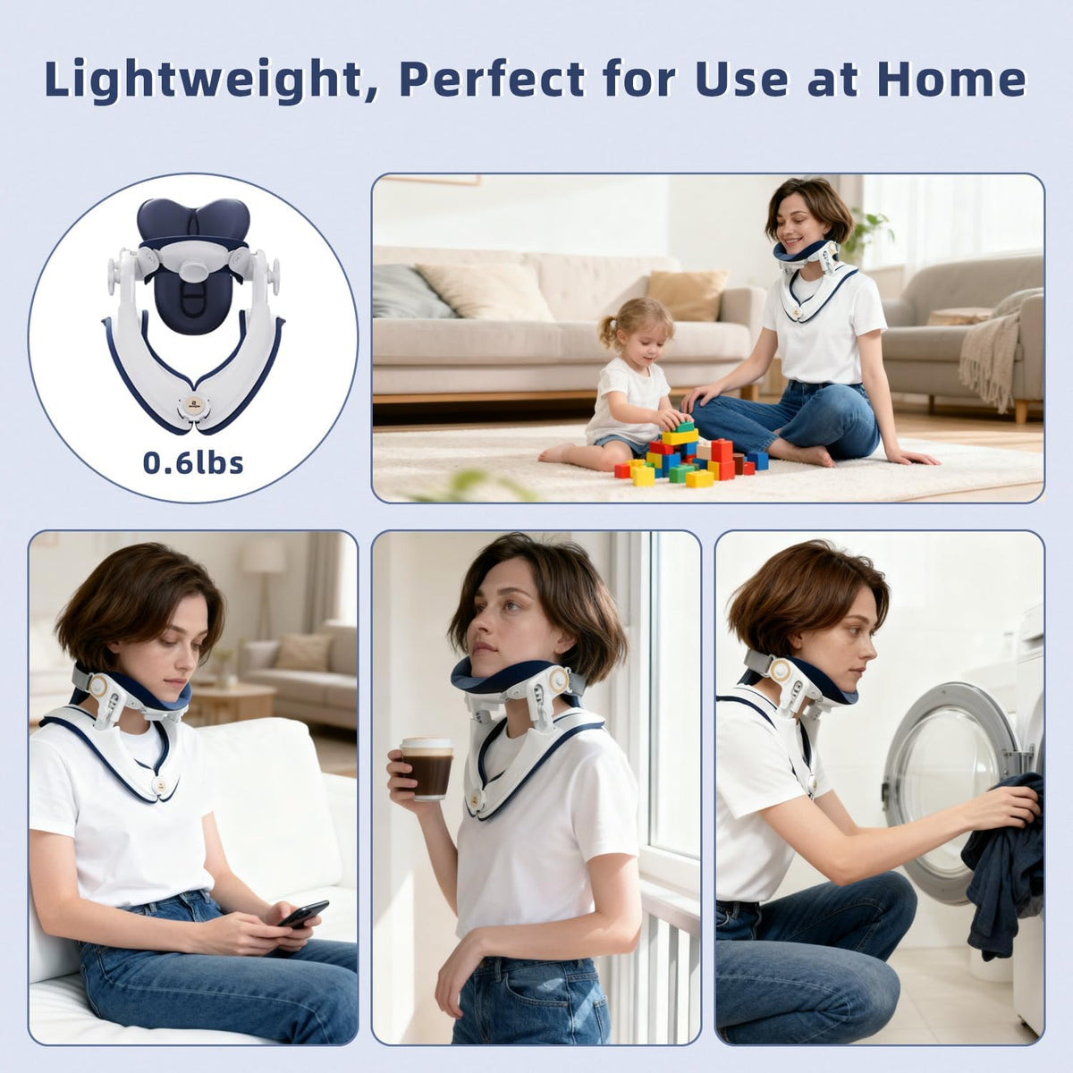 Neck Stretcher Cervical Traction, Neck Brace for Neck Pain and Support