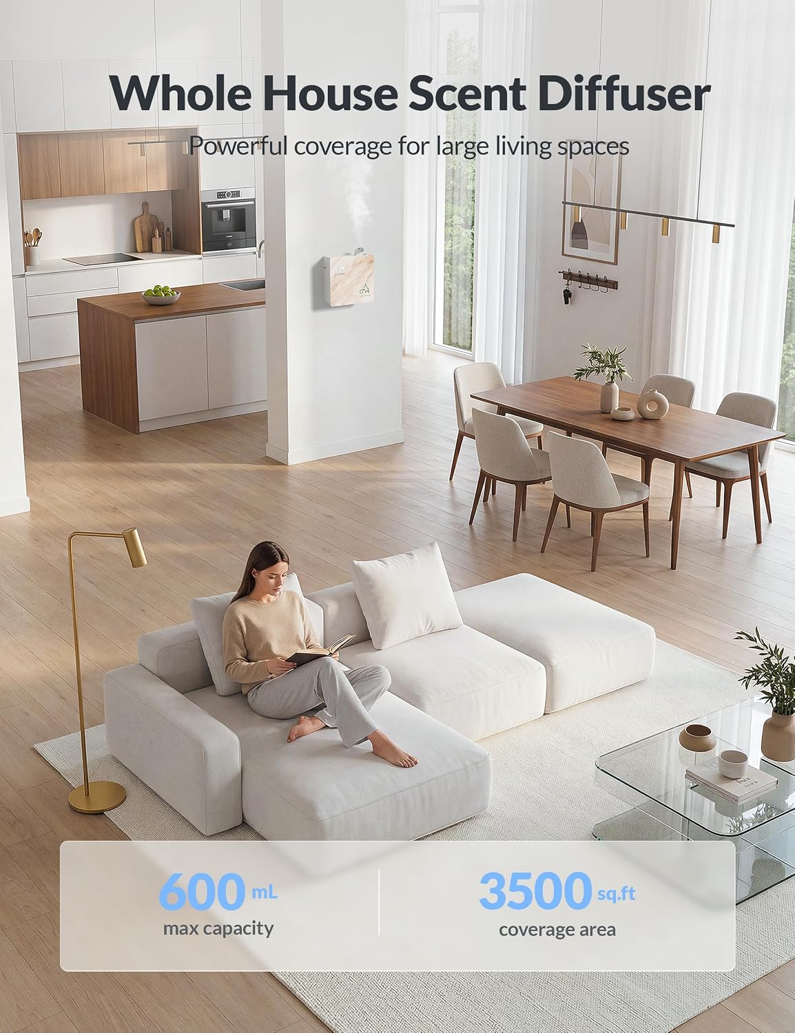 3500 Sq.Ft Smart Scent Diffuser - HVAC System