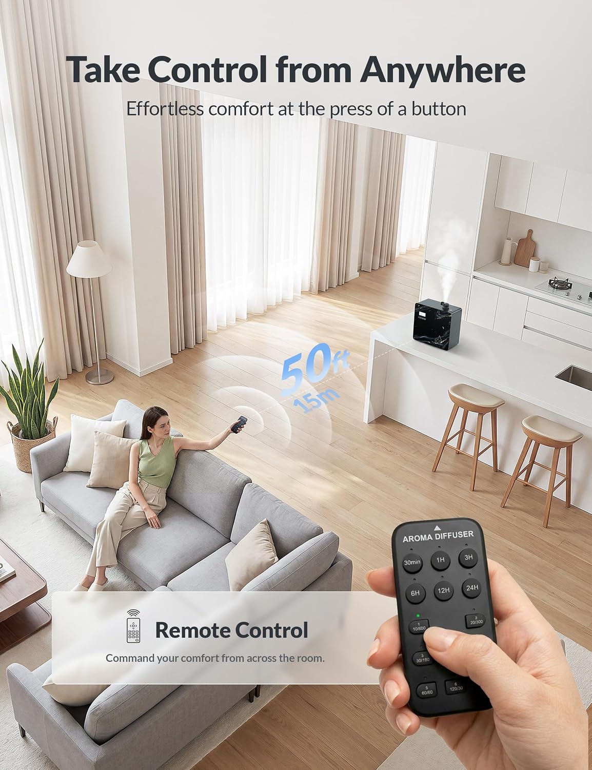 3500 Sq.Ft Smart Scent Diffuser - HVAC System