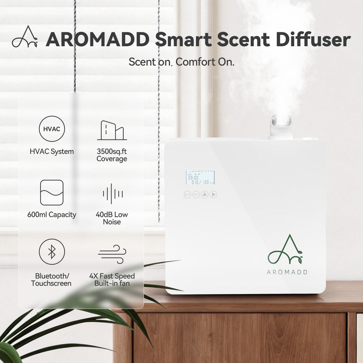 3500 Sq.Ft Smart Scent Diffuser - HVAC System
