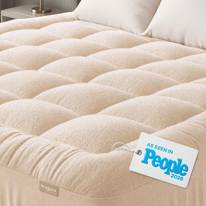 Queen Ultra Soft Mattress Topper — Back Pain Relief