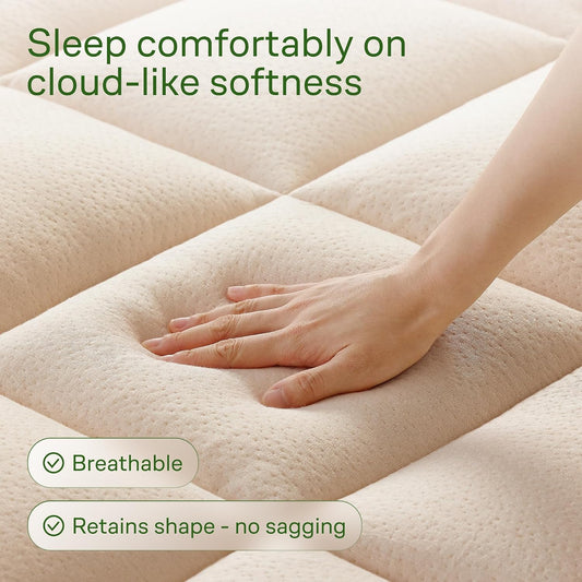 Queen Ultra Soft Mattress Topper — Back Pain Relief